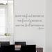 Wallums Wall Decor Love Between Us Wall Decal Vinyl, Glass in Gray | 9 H x 36 W in | Wayfair quotes-love-between-us-v8-36x20_gray