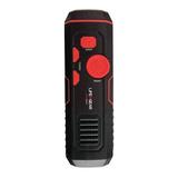 LifeGear 120-Lumen Stormproof USB Crank Flashlight in Black/Red | 1.5 H x 4.75 W x 10 D in | Wayfair LG38-60675-RED
