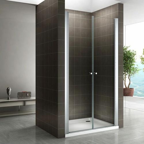 Duschtür Nischentür Klarglas 180cm hoch 92-96cm