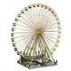 FALLER Riesenrad Jupiter Modellbausatz mit 1210 Einzelteilen 280 x 220 x 520 mm I Modelleisenbahn Zubehör H0 I Modelleisenbahn H0 Kirmesanlagen