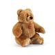 trudi 25611 Klassik Plüschtier Teddy Bär Ettore ca. 57 cm, Größe XL, hochwertiges Stofftier mit weichen Materialien, Plüschfigur mit realistischen Details, waschbar, Kuscheltier für Kinder, Braun