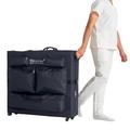 Master Massage Carry Bag for Massage Tables Nylon Fabric Even Easier Transport Black (with Wheels)