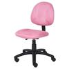 Boss Office Products B325-PK Pink Microfiber Deluxe Posture Chair