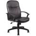 Boss Office Products B8106 Executive Leather Budget Chair