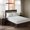 "Flexapedic by Sleep Philosophy 3"" Gel Memory Foam Twin Mattress Topper w/ Cooling Cover in White - Olliix BASI16-0475"