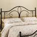 Hillsdale Furniture Milwaukee Full/Queen Metal Headboard with Frame, Antique Brown - 1014HFQR