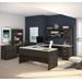 Ridgeley U-shaped Desk w/ Lateral File & Bookcase in Dark Chocolate & White Chocolate - Bestar 52850-31