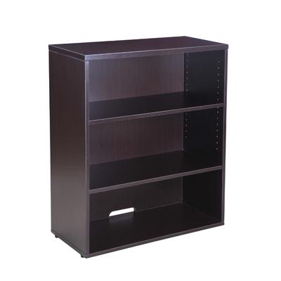 Boss Office Products N153-MOC Open Hutch/Bookcase in Mocha