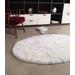 Bowron Long Wool Oval Sheepskin Area Rug 4' x 6' - MROLWO120X180