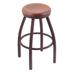 "Holland 80230BZMedOak 802 Misha 30"" Bar Stool /w Bronze Finish, Medium Oak Seat"