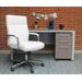 Boss Office Products B696C-WT Modern Executive Conference Chair in White