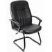 Boss Office Products B8109 Executive Leather Budget Guest Chair