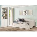 Hillsdale Furniture Staci Wood Full Size Daybed with Trundle, White - 1525FDBT