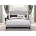 Hillsdale Furniture Kiley Queen Upholstered Bed, Glacier Gray - 2011-500