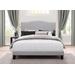 Hillsdale Furniture Kiley Queen Upholstered Bed, Glacier Gray - 2011-500