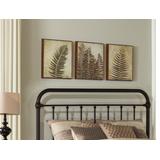 Hillsdale Furniture Kirkland Metal King Headboard without Frame, Dark Bronze - 1863-670