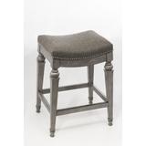 Hillsdale Furniture Vetrina Wood Backless Counter Height Stool, Weathered Gray - 5606-826