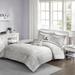 Intelligent Design Twin/Twin XL Metallic Comforter Set in Grey/Silver - Olliix ID10-1337