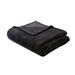 Intelligent Design Microlight Plush King Oversized Blanket in Black - Olliix ID51-1088