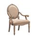 Madison Park Brentwood Exposed Wood Arm Chair in Beige - Olliix FPF18-0154