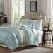 Madison Park Amherst Cal King 7 Piece Comforter Set in Green - Olliix MP10-848