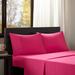 Intelligent Design Microfiber Twin Sheet Set in Pink - Olliix ID20-137