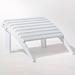 White Adirondack Ottoman - Linon 21151WHT-01-KD-U