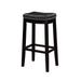 Claridge Black Bar Stool - Linon 55816BLK01U