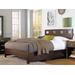 Riva Queen-size Platform Storage Bed in Chocolate Brown - Modus RV26D5