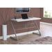 "Computer Desk / Home Office / Laptop / 48""L / Work / Metal / Laminate / White / Grey / Contemporary / Modern - Monarch Specialties I 7372"