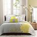 Madison Park Lola King/Cal King 6 Piece Quilted Coverlet Set in Yellow - Olliix MP13-326