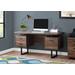 "Computer Desk / Home Office / Laptop / Left / Right Set-Up / Storage Drawers / 60""L / Work / Metal / Laminate / Brown / Black / Contemporary / Modern - Monarch Specialties I 7416"