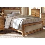 Willow King Upholstered Complete Bed in Distressed Pine - Progressive Furniture P608-94-95-78