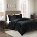 Madison Park King/Cal King 3 Piece Comforter Set in Black - Olliix MP10-3065