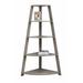 "Bookshelf / Bookcase / Etagere / Corner / 4 Tier / 60""H / Office / Bedroom / Laminate / Brown / Contemporary / Modern - Monarch Specialties I 2424"