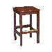 Regal Seating 1110W Beechwood Backless Stool with Wood Seat