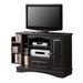 42 Inch Bedroom TV Console w/ Media Storage - Walker Edison WQ42BC3BL