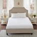 Sleep Philosophy All Natural Queen Cotton Filled Mattress Pad in White - Olliix BASI16-0328