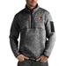 Men's Antigua Black Bowling Green St. Falcons Fortune Big & Tall Quarter-Zip Pullover Jacket