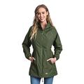 Trespass Daytrip Women's Long Length Parka Jacket - Moss XL