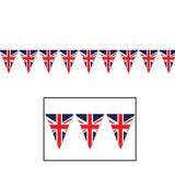 The Party Aisle™ Firkins 12' Blue Red Pennant Banner in Blue/Red | 11 H x 0.01 D in | Wayfair 489642B583A94C5F9C45D8F5C22AA1FC