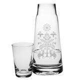 The Holiday Aisle® Alessio 2 Piece Carafe Set Glass | 10.75 H x 3.875 W in | Wayfair A52BCC45B4B84CF2B92475B6EA674E28