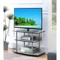 Designs2Go No Tools 3 Tier TV Stand in Faux Birch - Convenience Concepts 131020C1