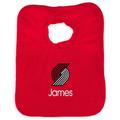 Infant Red Portland Trail Blazers Personalized Bib