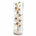 Mercer41 Artificial Cymbidium Orchid Stem in Vase Polyester/Faux Silk/Plastic/Fabric in Red | 20 H x 6 W x 6 D in | Wayfair