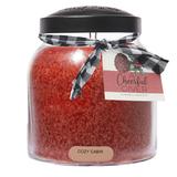 Winston Porter Cozy Cabin Scented Jar Candle Paraffin in Red | 5 H x 5 W x 5 D in | Wayfair 784A8191C7D34EAD8FF2717AEE21AE3B