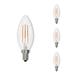 Bulbrite Industries 25 Watt Equivalent E12 Dimmable LED Candle Light Bulb in White | 3.8 H x 1.4 W in | Wayfair 861412