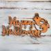 aMonogram Art Unlimited Happy Halloween w/ Ghost Wooden Holiday Wall Decor Wood in Orange | 24 W in | Wayfair 91133POR-24