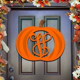 aMonogram Art Unlimited Pumpkin Wooden Halloween Holiday Wall Decor Wood in Brown | 24 H in | Wayfair 93158-24I