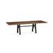 17 Stories Everly Extendable Birch Trestle Dining Table Wood/Metal in Brown | 30 H in | Wayfair 6D30078F1DF7472B90AFA10259E76ACE